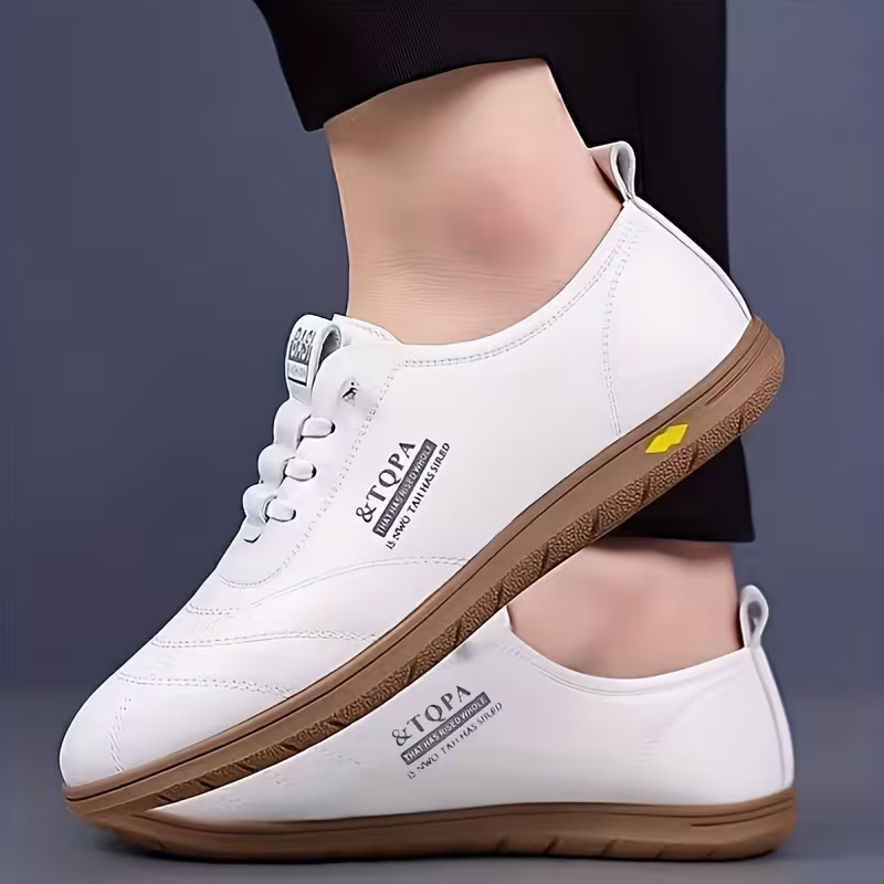 Men'S Fashion Slip-On Loafers, Lightweight Design for Spring And Summer, Black And White, Comfortable Slip-On | Casual Slip-On Shoes | Non-Slip Soles