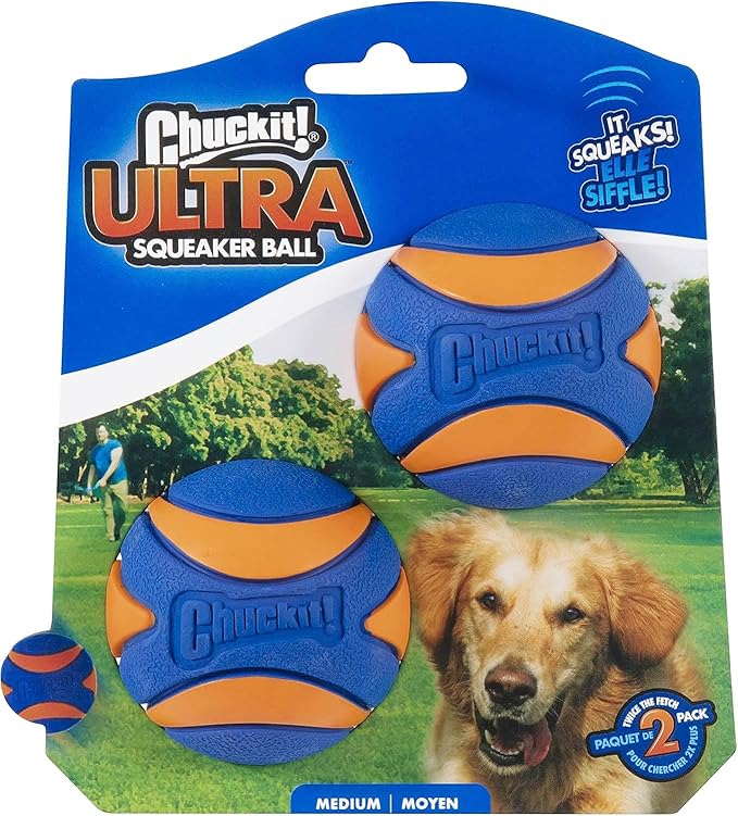Chuckit - Ultra Squeaker Ball 2 Pack - 1 piece