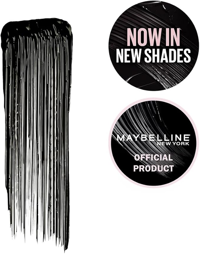Maybelline Mascara, Lash Sensational Sky High Volumizing & Thickening, Eyelash Lengthening, Flake-Free Formula, Washable Mascara Infused with Bamboo Extract, Full Volume Mascara, Colour: Black