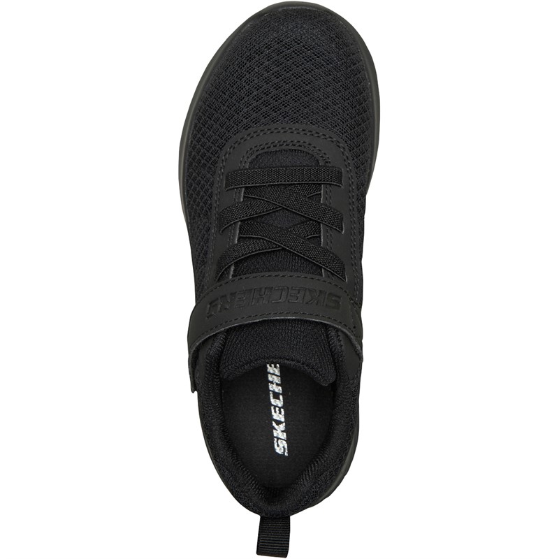 SKECHERS Junior Boys Bounder Baronik Trainers Black/​Black