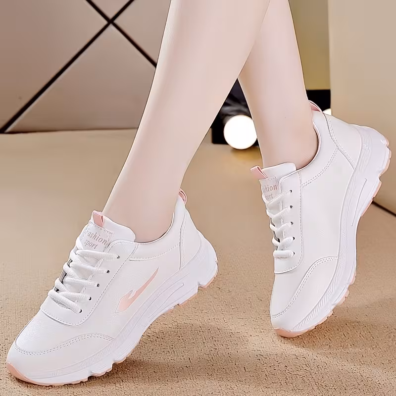 Women's Shoes Spring/Autumn New Trend Versatile White Sneakers Lightweight Soft Sole Non-Slip, Women Shoes