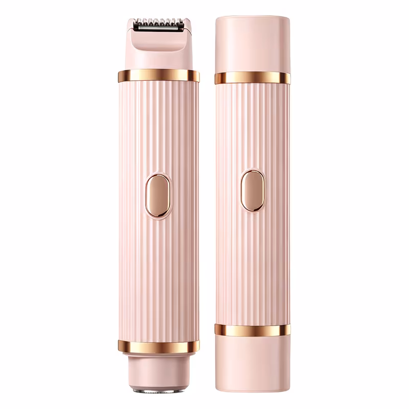 2-in-1 Electric Hair Trimmer and Electric Shaver, Cordless Dual-use Electric Shaving Set, Women's Shaver, Bikini Trimmer, Suitable for Face, Underarms, Legs, and Intimate Areas, an Ideal Gift for Women