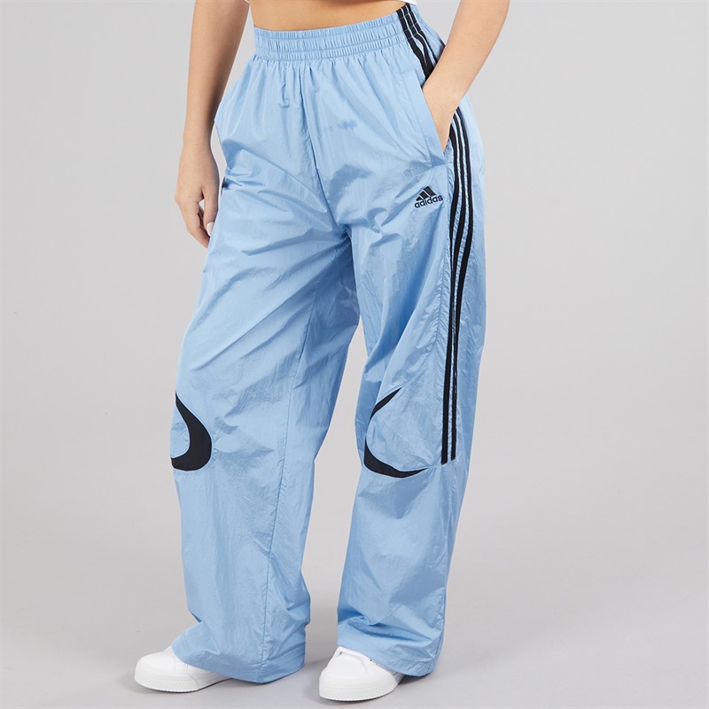 adidas Originals
Womens Adicolour Teamgeist Oversized Woven Track Pants Ash Blue