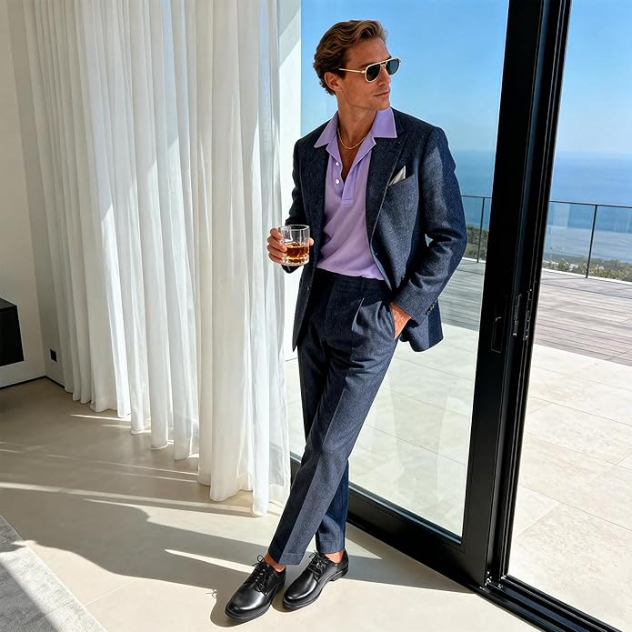 Bruno Marc Men's Business Shoes Derby Lace-Up Shoes Suit Shoes Leather with Oxford Lining