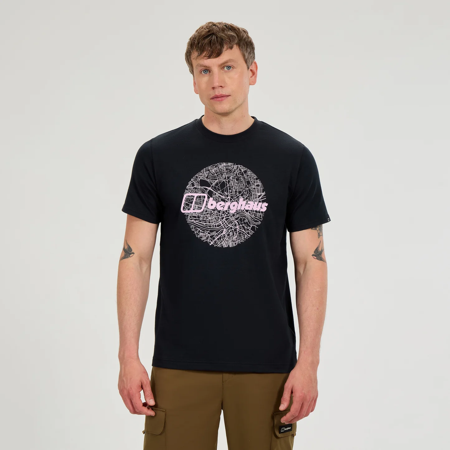 Men's Map Of The Toon Tee - Black