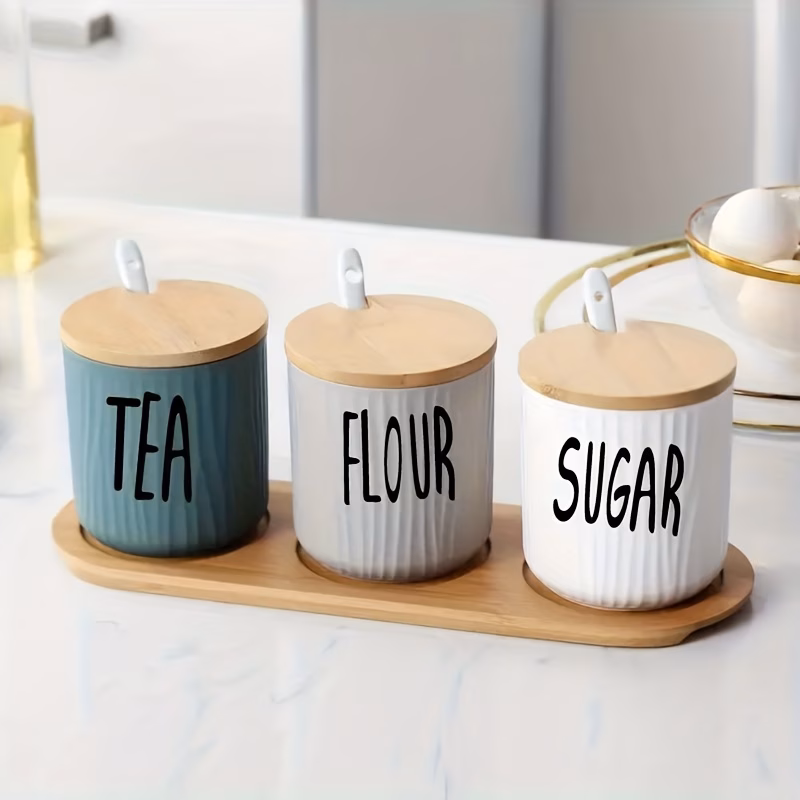 Sugar Coffee Tea Powder Label Sticker