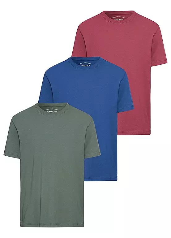 Man’s World Pack of 3 Basic T-Shirts