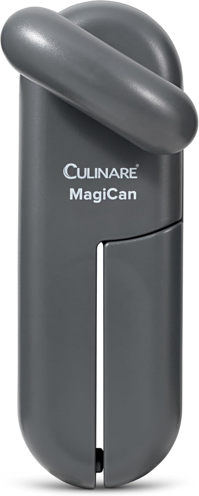 Culinare MagiCan Tin Opener, Grey, Plastic/Stainless Steel, Manual Can Opener, Comfortable Handle for Safety and Ease