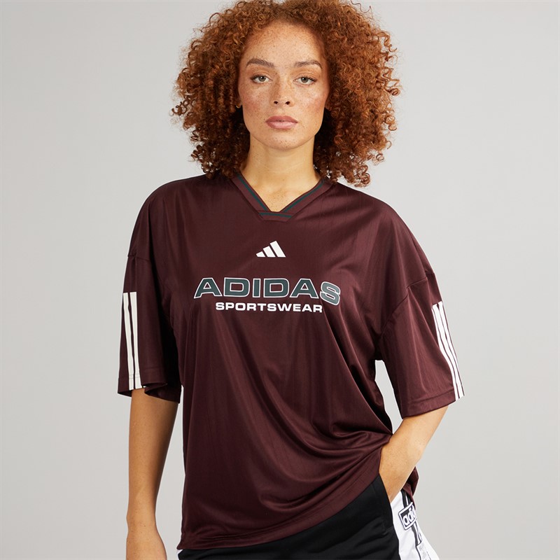 adidas
Womens House Of Tiro Nations Pack Boyfriend Fit T-Shirt Aurora Ruby