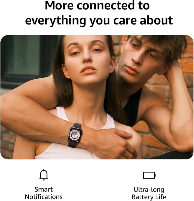 Smart Watch for Men Women Answer/Make Call, 1.85" Smartwatch, Fitness Watch with Heart Rate Blood Pressure Sleep Monitor, 140+Sports, IP68 Waterproof Step Counter Watch Compatible with Android IOS