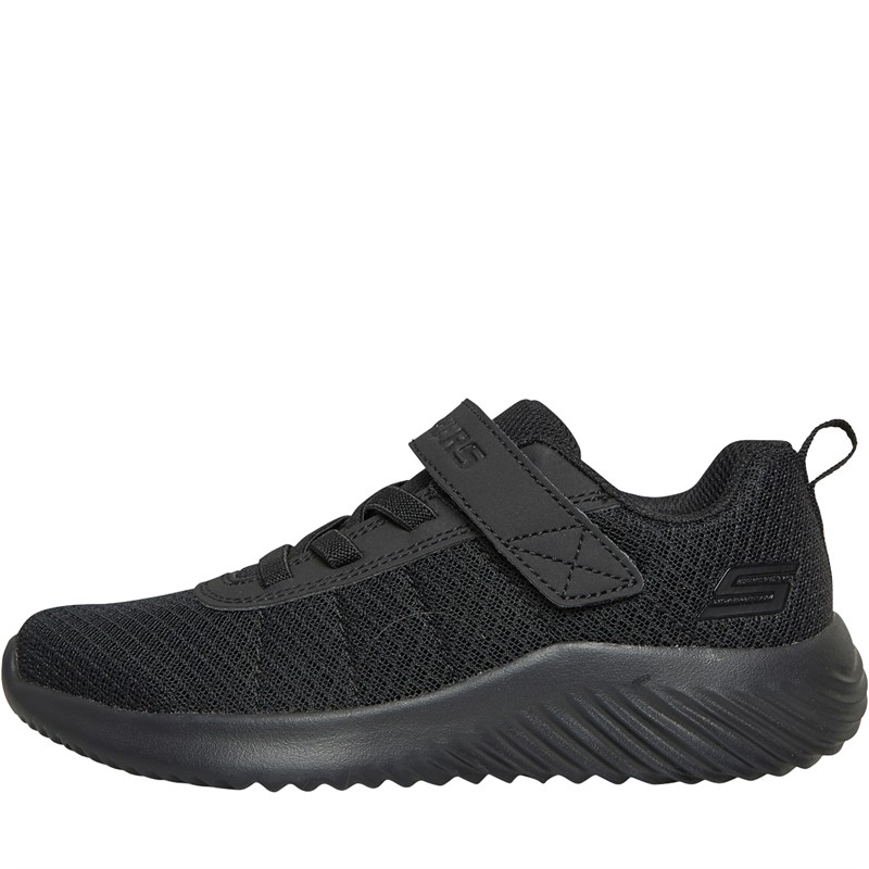 SKECHERS Junior Boys Bounder Baronik Trainers Black/​Black