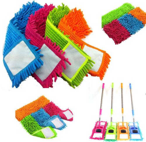 Microfibre Flat Mop Head Refill Replacement Cover 41 x 13cm Assorted Colours SKU 4191A