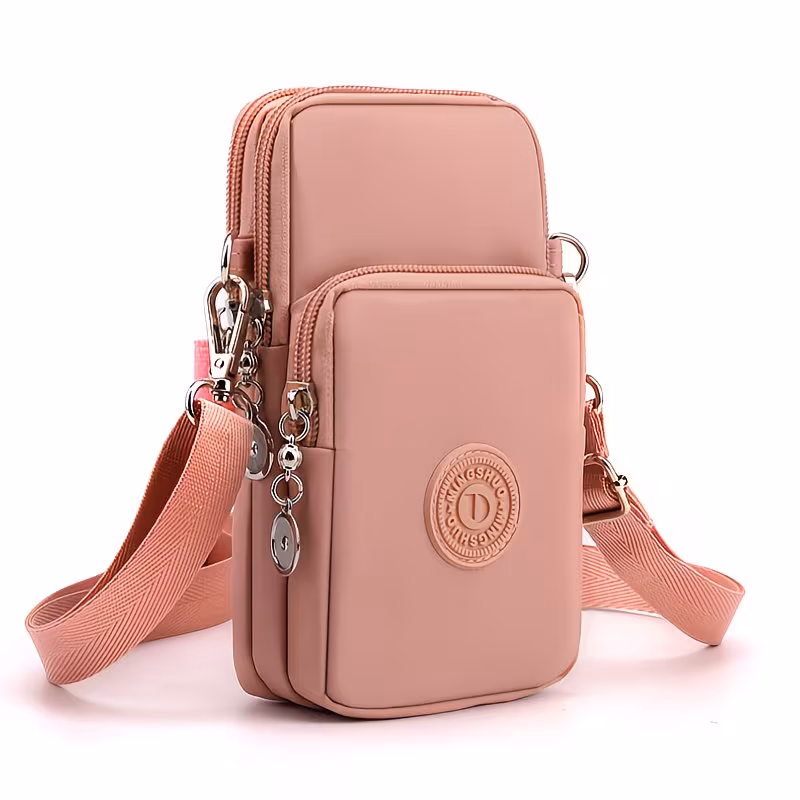 Women's Crossbody Bag, New Style Phone Bag, Small Crossbody Purse, Oxford Fabric Phone Pouch, Vertical Mini Coin Purse, Wristlet Bag