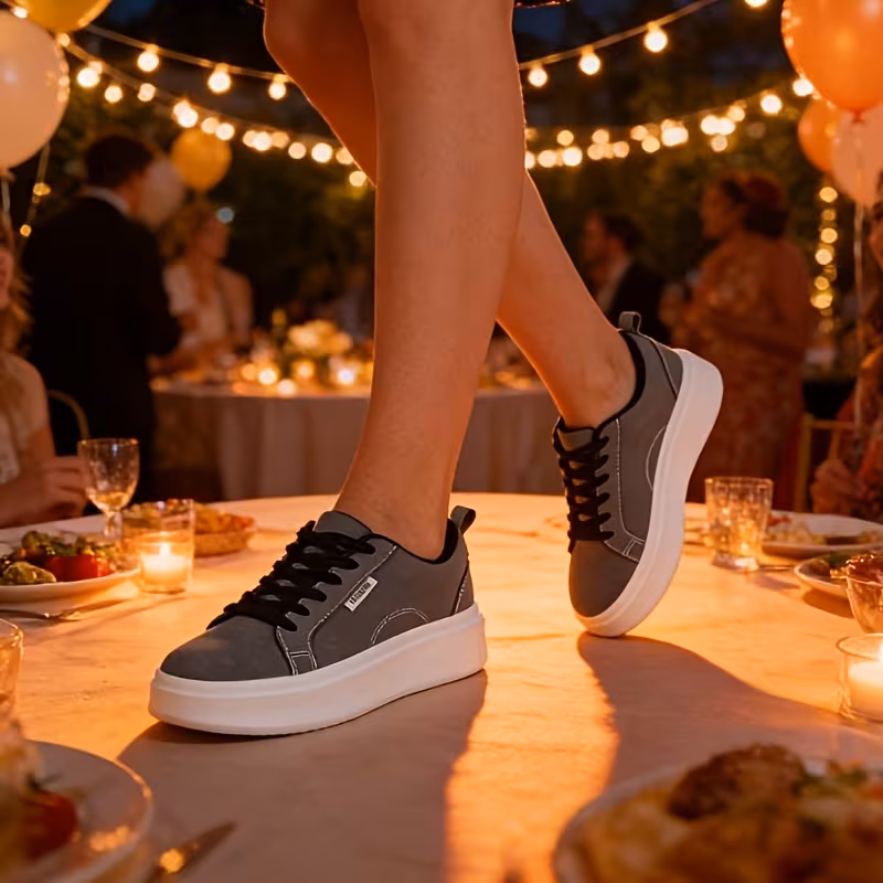 2026 New Women's Couple's Style Four-Season Casual Women's Skate Shoes, Vintage Classic Sneakers for Men, -Upper Lace-Up Casual Women's Shoes, Soft, Comfortable, Breathable, Lightweight with Soft Soles, Trendy and Versatile for Daily Commuting