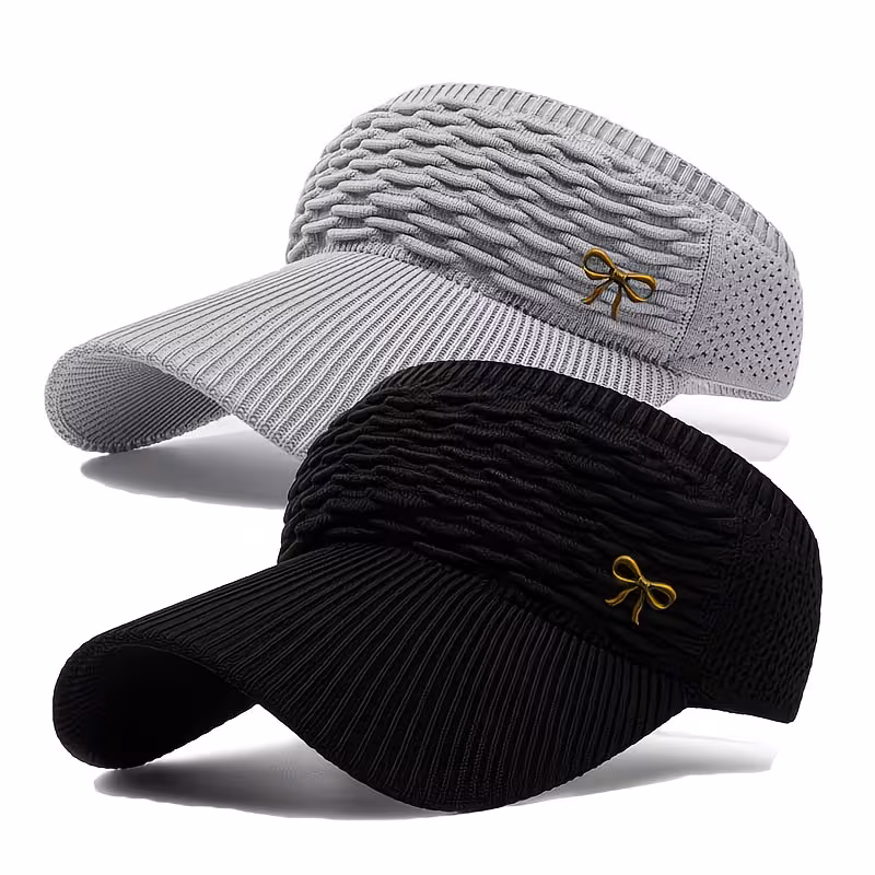 2pcs-6 Colors to Choose From, Suitable for Both Men And Women, Suitable for 33 Festivals, Lightweight Design of 2.47 Oz, 2026 Upgraded Version, Bow Logo Suitable for Outdoor Sports And Cycling, Comfortable And Breathable Women'S Sun Hat