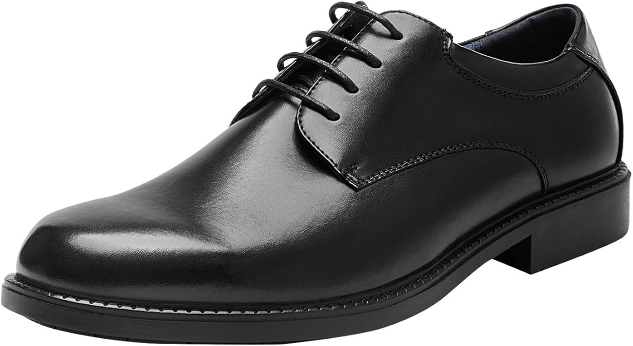 Bruno Marc Men's Business Shoes Derby Lace-Up Shoes Suit Shoes Leather with Oxford Lining