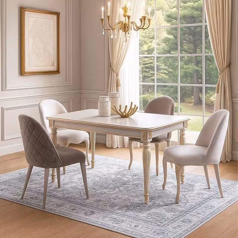 Vintage Carpet with Anti Slip Backing, Suitable for Use in Living Rooms, Bedrooms, And Dining Rooms, Pet Friendly Carpet, Enriching Home Decor