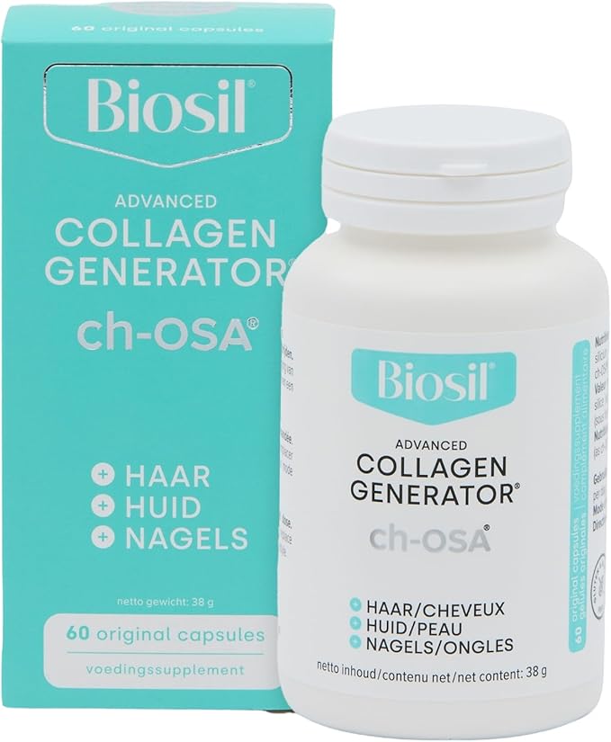 Biosil Collagen Generator - 60 Capsules - with Patented ch-OSA Complex - Generates & Protects Your Own Collagen - GMO Free - 30-Day Supply pack of 1 (60 count)