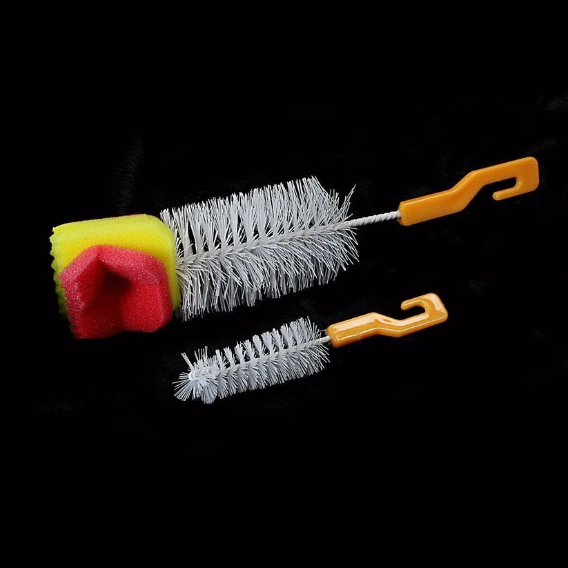 Bottle Cup Mug Cleaning Brush 25/13 cm Pack of 2 Assorted Colours
