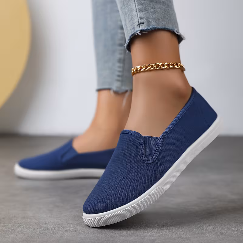 Women'S Breathable Sneakers Lightweight Slip-On Casual Shoes in Multiple Colors for All Seasons, Comfortable Round Toe Design with Matching, Women Shoes