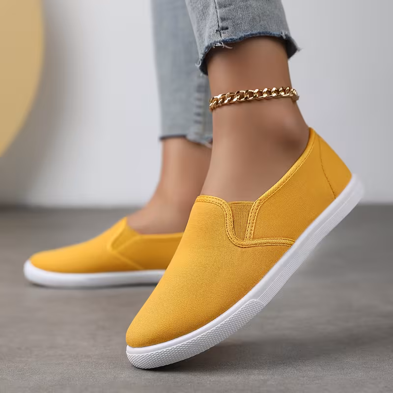 Women'S Breathable Sneakers Lightweight Slip-On Casual Shoes in Multiple Colors for All Seasons, Comfortable Round Toe Design with Matching, Women Shoes